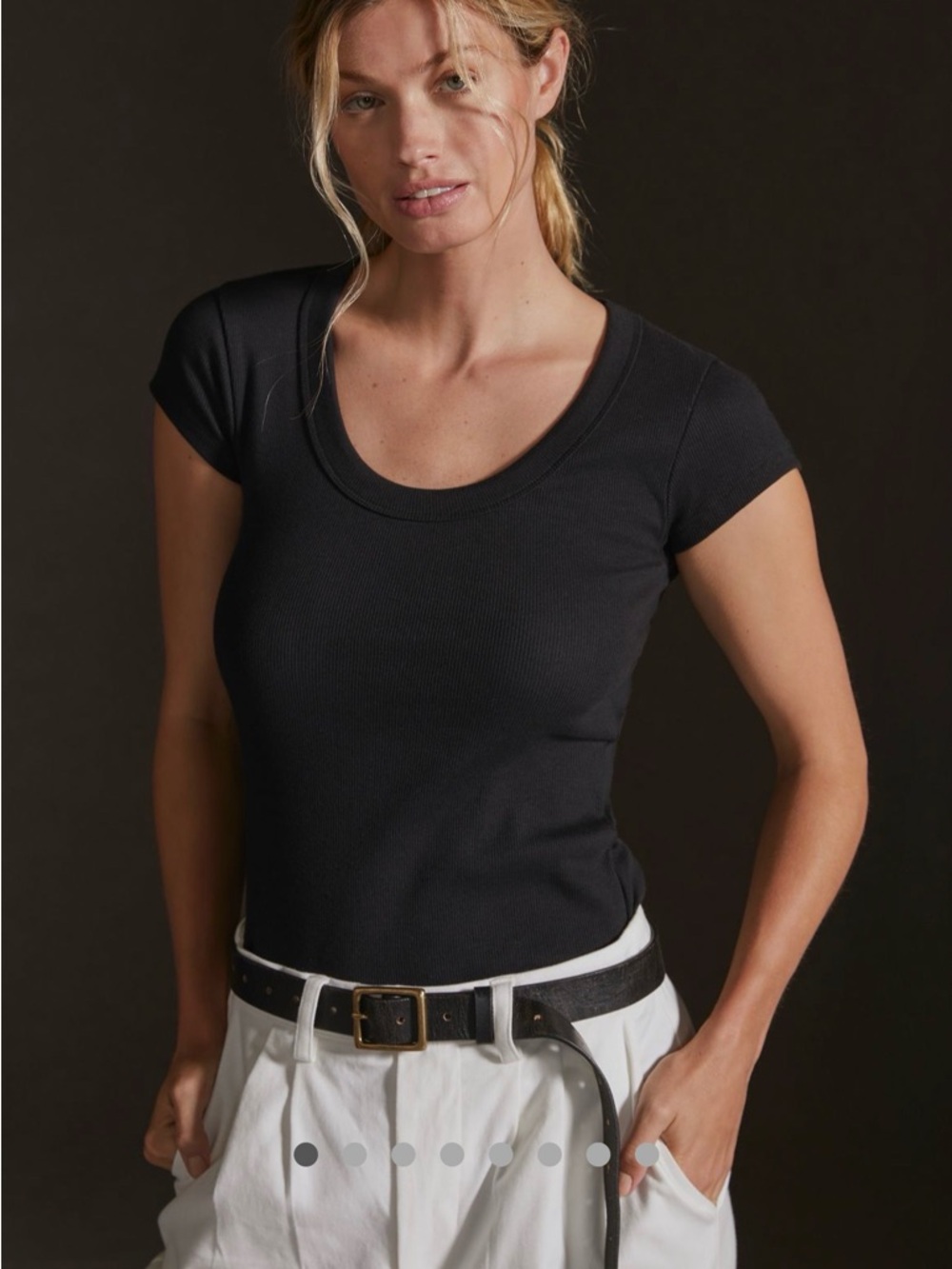 XL Anthropologie Pilcro slim Scoop Neck Tee